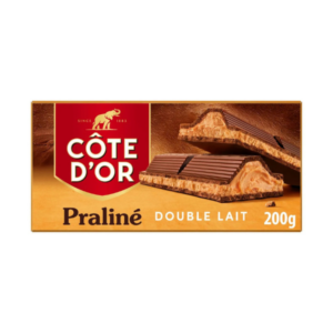 côte d'or praliné double lait 200 gr